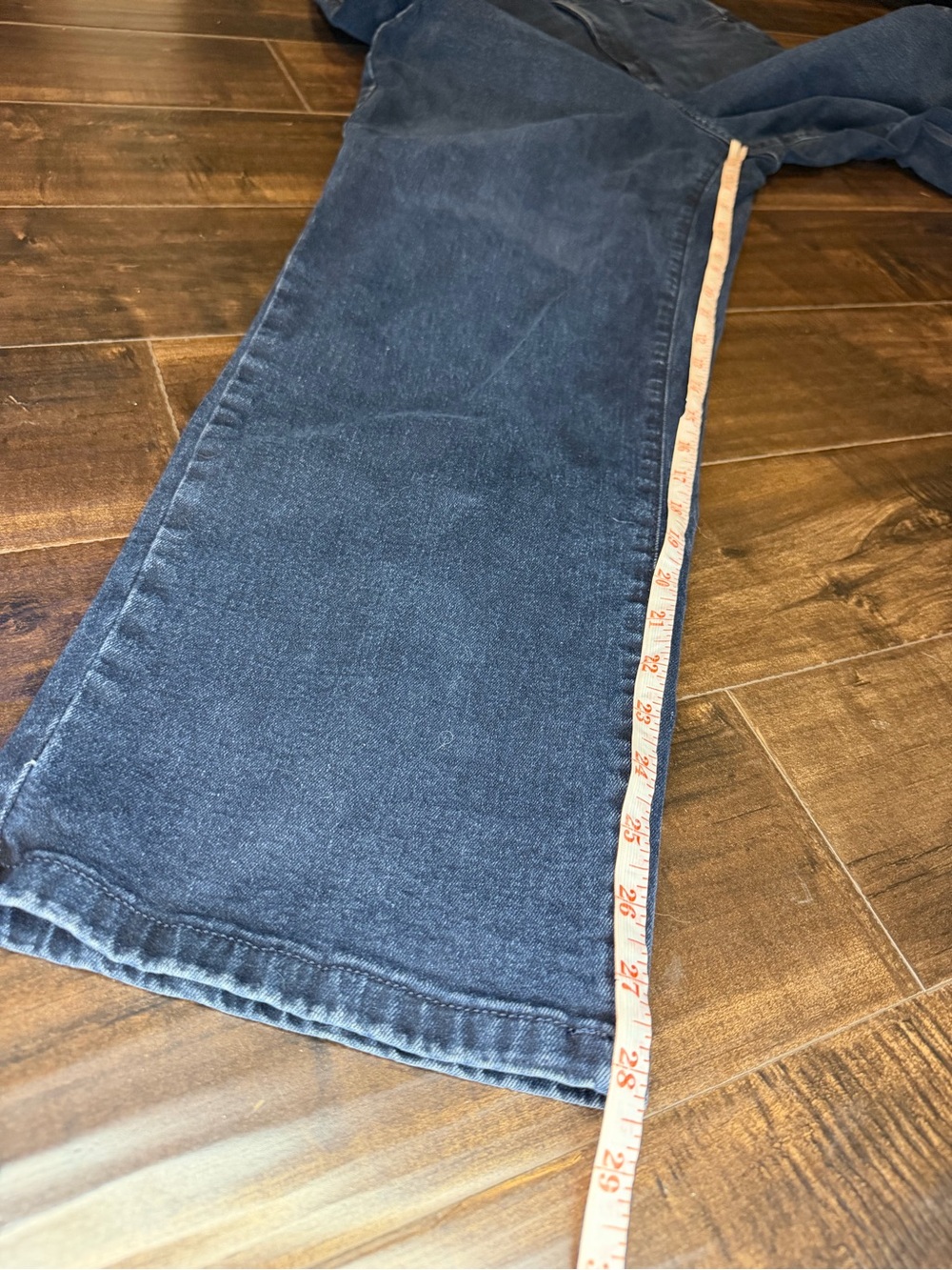 Sonoma Goods For Life Curvy Straight High Rise Jeans Dark Wash Women's Size 14R - Picture 6 of 9